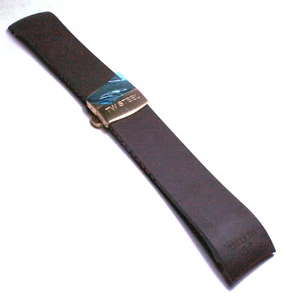 TW STEEL TWB104, CORREA DE GOMA MARRÓN, HEBILLA DE MARIPOSA PVD ORO, GRANDEZA 48mm - Imagen 1 de 2
