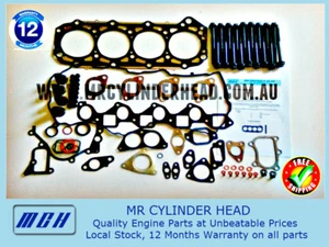 Kit de juntas de culata ZD30 VRS + Juego de pernos de cabeza para Nissan NAVARA D22 ZD30DDT 3,0 L - Imagen 1 de 1