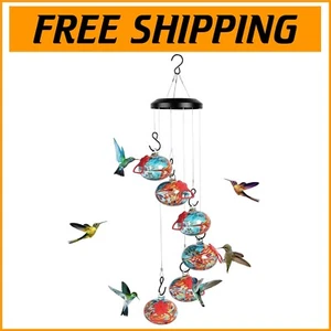 Multi-Functional Hummingbird Feeder Wind Chime - Perfect Gift for Nature Lovers - Picture 1 of 8