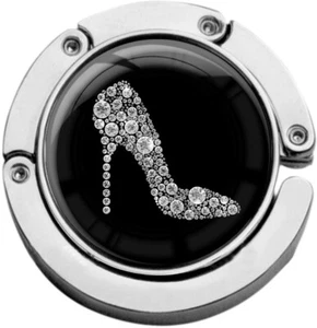 metALUm Taschenaufhänger Handtaschenhalter PUMPS IN SILBER #2601151