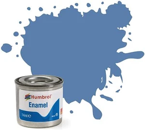 HUMBROL ENAMEL PAINT SMALTO 109 - WW1 BLUE MATT - 14ml - Picture 1 of 1