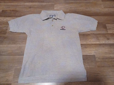 Vintage Lee Sport Buffalo Sabres Goathead Button Up Golf Unisex Shirt Size Small Cover