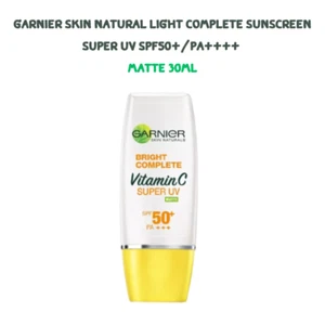 Protector solar completo con luz natural Garnier Skin Super UV SPF50+/PA+++ mate 30 ml - Imagen 1 de 7