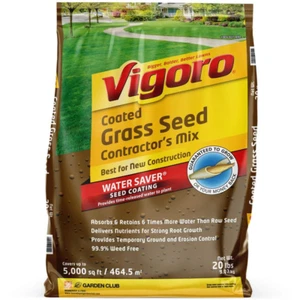 20 Lbs. Contractor'S Grass Seed Southern Mix With Water Saver Seed Coating - Picture 1 of 12