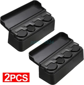 2x Coin Holder for Car Change Organizer Storage Coin Money Dispenser OZ - Picture 1 of 5