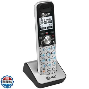 ATandT TL88002 Additional Cordless Handset, Silver/Black, Requires an ATandT - Zdjęcie 1 z 2