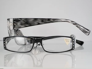Top-Quality Rectangular Bling Glasses Retro Glasses +2.50 - Picture 1 of 1