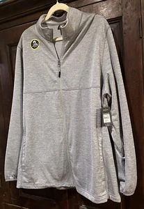 Giacca Atheletic Works finto collo zip grigio erica traspirante XL NUOVA CON ETICHETTE - Foto 1 di 7