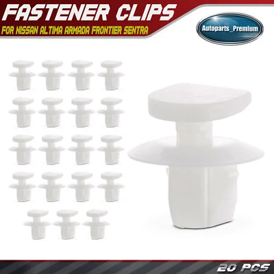 20 piezas de clips de moldura de luz trasera de nailon sujetadores de retención para Nissan Altima Foto 1 de 4