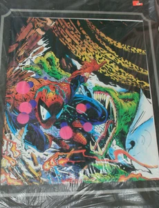 Spiderman Marvel Framed Print 1991 Comic Images NEW never sold, original wrap - Picture 1 of 3