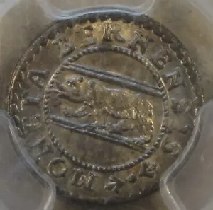 Switzerland Bern 1794 1/2 Kreuzer PCGS MS65 Bear - Picture 1 of 4