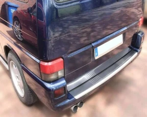 Cromato Protezione Paraurti SPAZZOLATO ACCIAIO Per VW T4 TRANSPORTER 1995-2003 - Foto 1 di 4