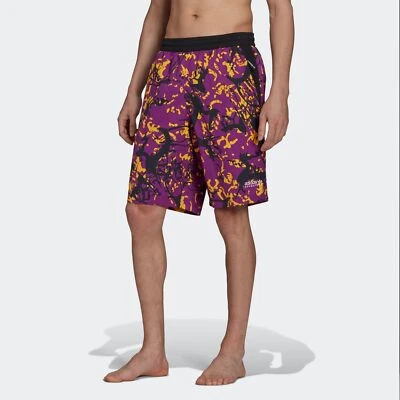 Adidas Pantalones Cortos Hombre Aop Adventure Pantalón Chándal Deporte Ocio - Imagen 1 de 4