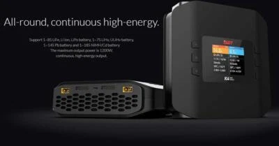 ISDT K4 Smart Ladegerät Modellbau AC/DC 1-8S / 2x 20A 2x 600W / K4 - Bild 1 von 4