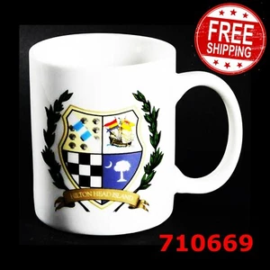 Coffee Cup Mug HILTON HEAD ISLAND SC Collectable Coastal Crests - 710669 - Picture 1 of 2