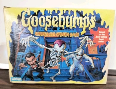 Goosebumps Shrieks & Spiders Game Parker Brothers 1995 Incomplete  - Image 1 of 4