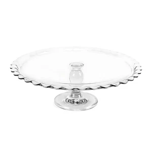 Alzata Maxi Patisserie in Vetro Trasparente ø 37 cm | Pasabache | Buffet - Imagen 1 de 5