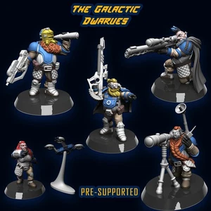 Sniper Squad - Space Dwarf/TTRPG/Wargaming/Grimdark/Master Forge - Picture 1 of 6