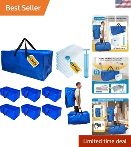 Heavy Duty Moving Bags and Vacuum Storage Bags Combo for Moving Storage - Bild 1 von 9