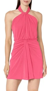 NWT Cinq a Sept Pink Dahlia Halter Kaily Dress Size 6 $345 - Imagen 1 de 9