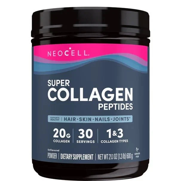 NeoCell Super Collagen Peptides Powder Unflavored, 1 & 3 Skin Hair Nails, 21.2oz - Image 1 of 4