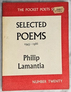 🔴 Selected Poems 1943 - 1966 Philip Lamantia 1967 Pocket Poets 20 City Lights - Foto 1 di 3