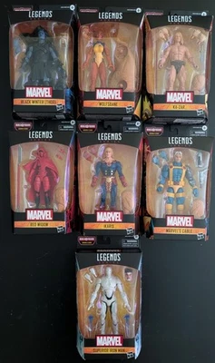 Marvel Legends ZABU BAF Juego Completo CABLE KA-ZAR WOLFSBANE IKARIS Nuevo Precintado Foto 1 de 4