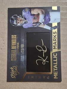 2016 KEENAN REYNOLDS BLACK AND GOLD AUTOGRAPHED AUTO ROOKIE CARD RC #MM18 /99 - Picture 1 of 2