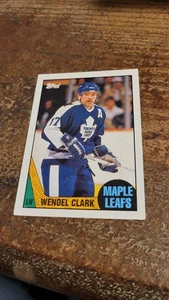 1987-88 Topps Ice Hockey Wendel Clark #12 - Picture 1 of 2