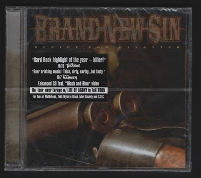 BRAND NEW SIN - RECIPE FOR DISASTER - CD HARD ROCK NEU! & OVP! - Bild 1 von 2