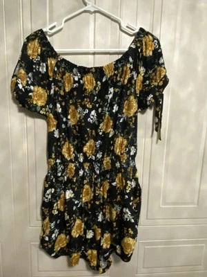 DEREK СЕРДЦЕ КОМБИНЕЗОН НОВЫЙ ЖЕНЩИН ЧЕРНЫЙ/ЖЕЛТЫЙ РАЗМЕР XL - Изображение 1 из 4