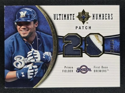 Prince Fielder 2006 Ultimate Collection Ultimate Numbers GU PATCH RC /35 BREWERS - Image 1 of 2