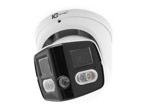 ICRealtime IPEL-PE80F-ADW1 2x4MP 180deg Panoramic Turret Camera PoE - Picture 1 of 5