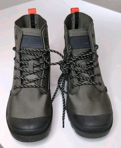 Palladium Pampa Travel Lite Waterproof High Olive Green Women's Boot SIZE 9 NEW - Picture 1 of 10