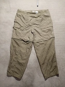 Columbia PFG Omni-Shade Convertible Pants Mens Size XL Beige - Picture 1 of 14