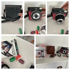Fujifilm Instax Square SQ 6 Sofortbildkamera mit Ledertasche und Film - Bild 1 von 10