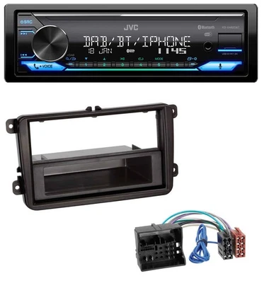 JVC Bluetooth DAB USB MP3 Autoradio für VW T6 (2015-2019) - schwarz - Bild 1 von 4