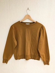Alex Mill Lakeside Crewneck Sweatshirt In Golden Kahki Women's Size XS - Picture 1 of 5