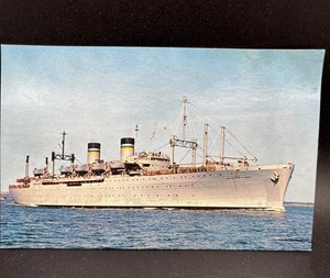 Postcard United States Naval Ship General Wm. O. Darby T-AP 127 - Picture 1 of 4