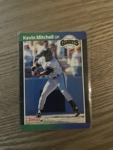 1989 Donruss - Kevin Mitchell #485 *Denotes* Next to PERFORMANCE - Bild 1 von 2