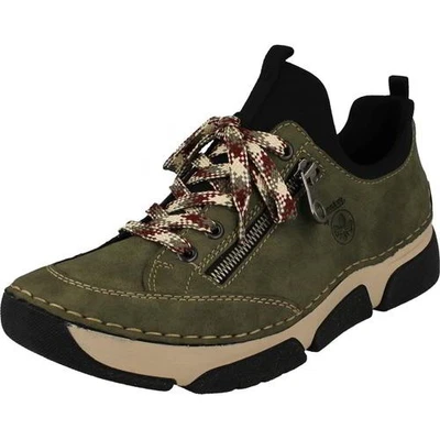 Rieker Womens Ladies Excursion Lightweight Trainers Green Size 4-8 - Image 1 of 4