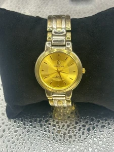 VTG Calvin Hill Men's Quartz Wristwatch Stainless Gold Silver Links Style Works - Picture 1 of 21