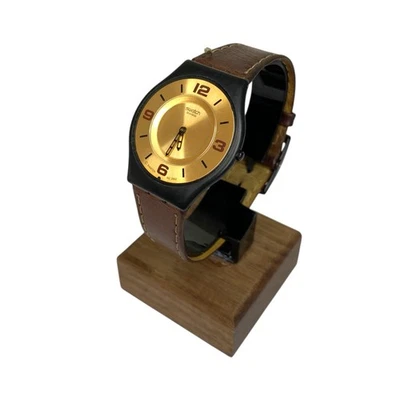 Reloj Swatch Skin Gourmandise AG 2002 SFB122 de Colección Cuero Marrón Funcionando Foto 1 de 4
