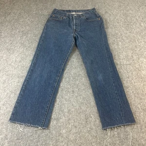 Pantalones de mezclilla vintage Levi's 501 para mujer 26 24 cintura alta ajuste al tobillo dobladillo deshilachado 1985 EE. UU. - Imagen 1 de 11