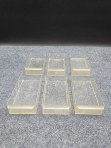 6 Akro-Mils 20-501 Drawers Bins Replacement For Parts Organizer STAINED - Picture 1 of 5