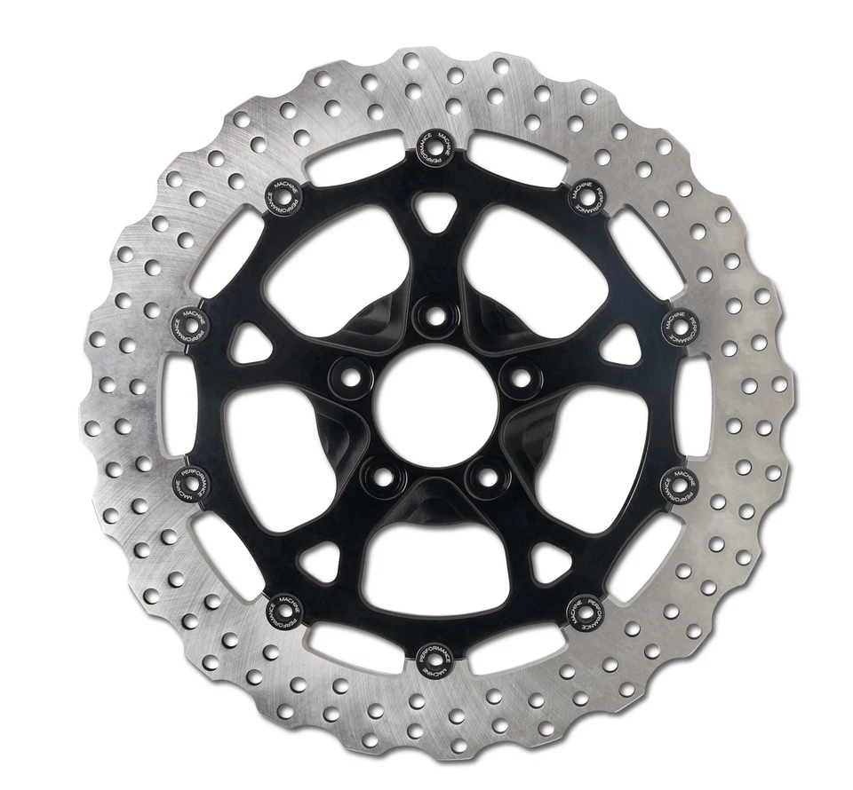 Rotor de freno flotante Performance Machine Dominator Raceline 11,8" delantero negro Foto 1 de 1