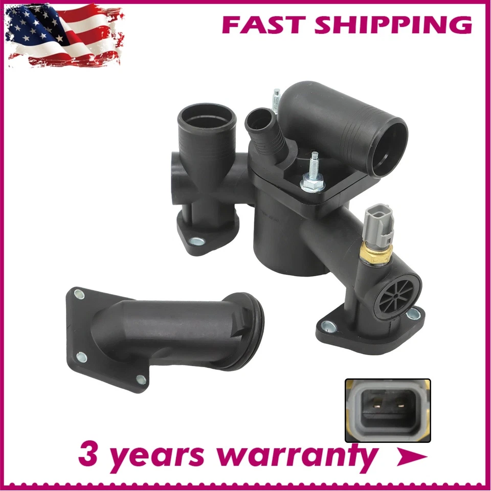 Thermostat Housing w/ gasket for Jaguar Vanden Plas S-Type XJ8 XJR AJ89485 — 第 1/4 张图片