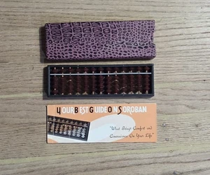Vintage Japanese Wood Soroban Abacus 13 Rows - Picture 1 of 6
