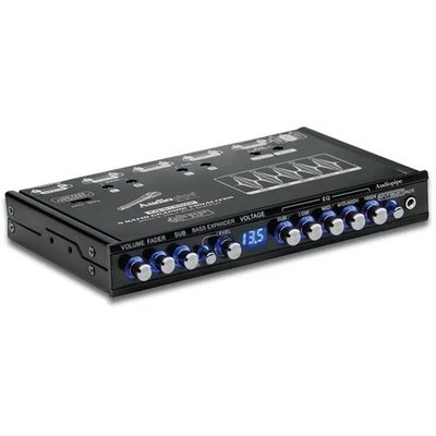 AUDIOPIPE EQ-515DXP 5-BAND 1/2 DIN GRAPHIC EQUALIZER CAR EQ w/ 9 VOLT RCA OUTPUT - Image 1 of 3