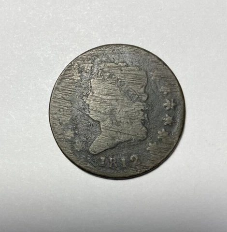 1812 Classic Large Cent Low Condition VALUE PRICED Cover